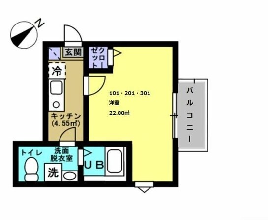 ヒルサイドテラス港南台の物件間取画像